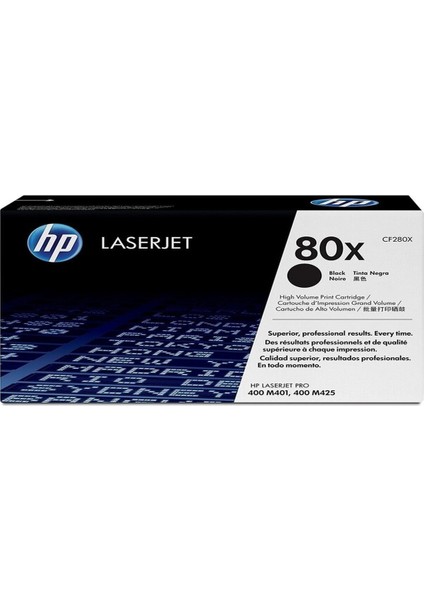 80X-CF280XD Toner Yüksek Kapasite Ikili Paket