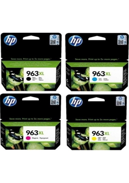 963XL Yüksek Kapasite 4'lü Set Kartuş Multipack