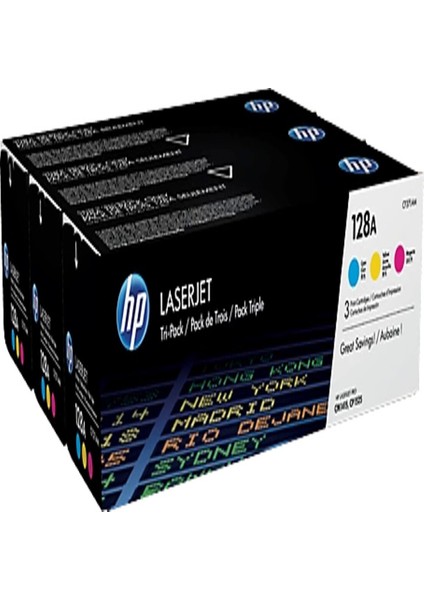 CF371AM (128A) Camgobegı/macenta/sarı 3 Lu Paket Toner 1.300 Sayfa