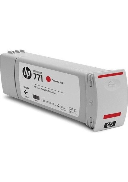 771 Kromatik Kırmızı Desingjet Mürekep Kartuşu CE038A Uyumlu