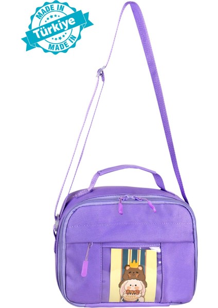 Waddell Lisanslı Kawaii Tarzı Aksesuarlı Kız Çocuk ve Erkek Çocuk Termal Beslenme Çantası