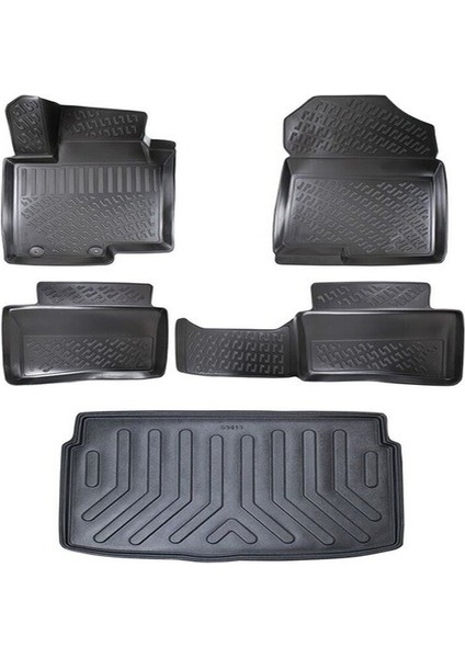 Hyundai I20 2020 Sonrası 3D Paspas+Bagaj Havuzu Seti