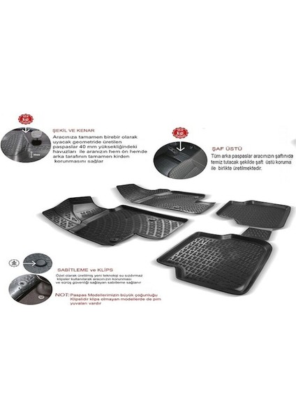 Hyundai I20 2020 Sonrası 3D Paspas+Bagaj Havuzu Seti fiyatları