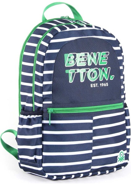 Unisex Çocuk Benetton Çift Bölmeli Ilkokul Sırt Çantası 03745 fiyatları