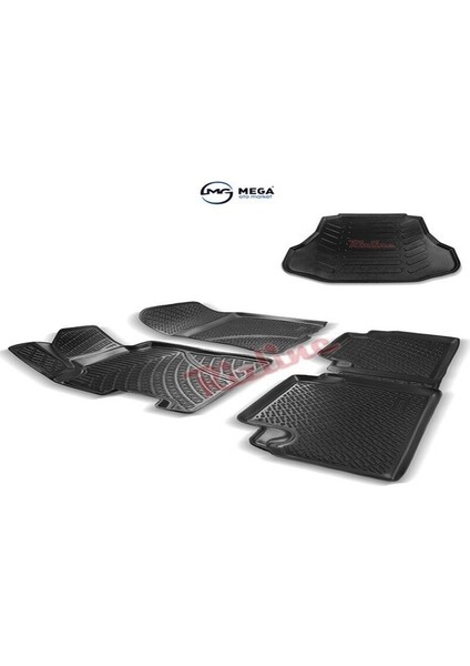 Honda Civic Fd6 Paspas Bagaj Havuzu 3D Rizline Set 2006-2012