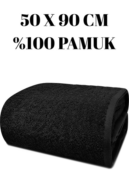 Pamuk El ve Yüz Havlusu (50 x 90 cm ) - Baş Kafa Havlusu, Ultra Yumuşak ve Yüksek Emici Pamuk