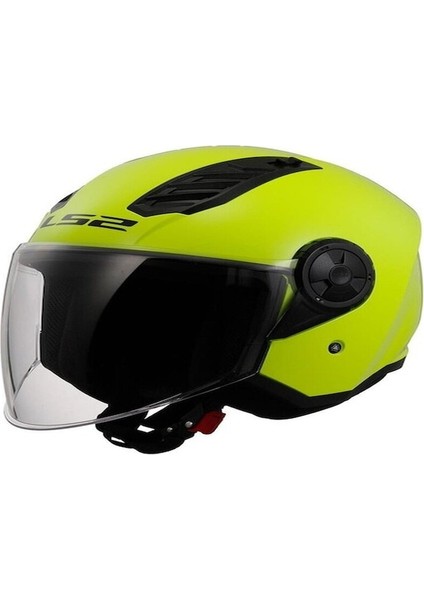 Airflow 2 Açık Yarım Kask Neon Sarı Xl