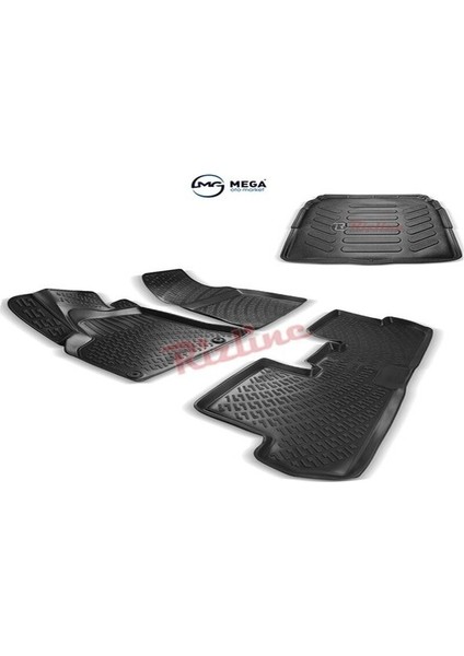 Peugeot 3008 Paspas Bagaj Havuzu 3D Rizline Set 2010-2015 Arası fiyatları