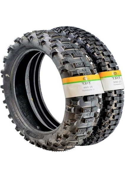 Honda Crf Lastik Takımı 460-18 ve 300-21 Tt Iç Lastikli Tip