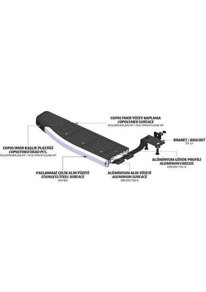 Line Isuzu D Max Yan Basamak 2005-2012 Proside Mat Alüminyum Alınlı Yan Koruma Basamak fırsatları