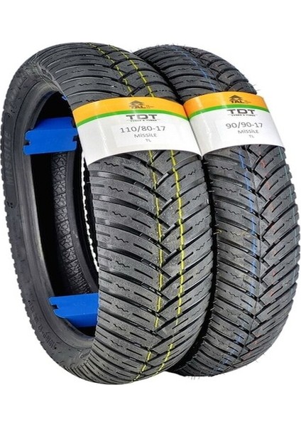 130/70-17 ve 90/90-17 Lastik Takımı Tl Tubeless - Dubleks