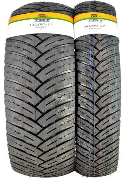 130/70-17 ve 90/90-17 Lastik Takımı Tl Tubeless - Dubleks