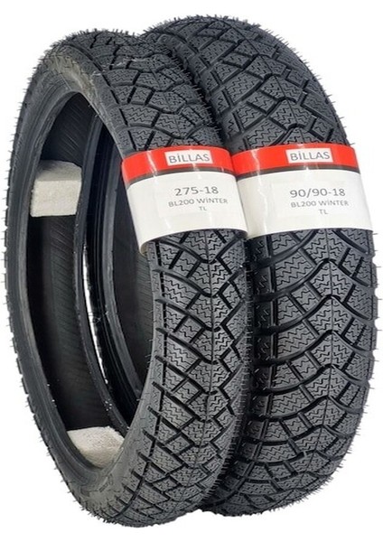 Kışlık Lastik 90/90-18 ve 275-18 Takım Tl Tubeless - Dubleks