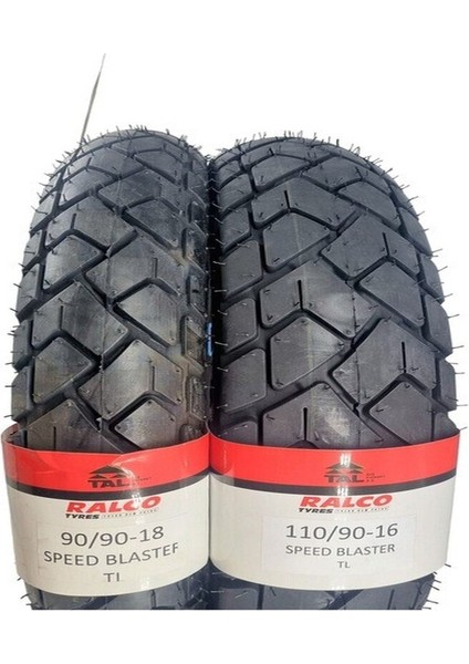 110/90-16 ve 90/90-18 Takım Tl Tubeless - Dubleks Motosiklet Lastiği