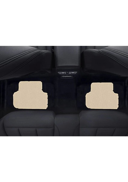 Ford S-Max 2006-2014 Bej Halı Bej Kenar Petek Topuk
