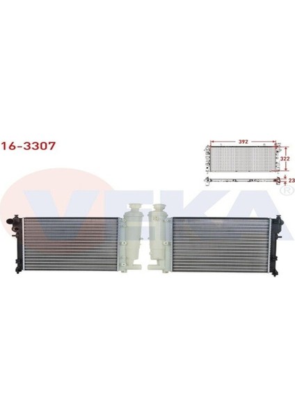 Su Radyatörü Kısa 106 163307-1301SQ fiyatları