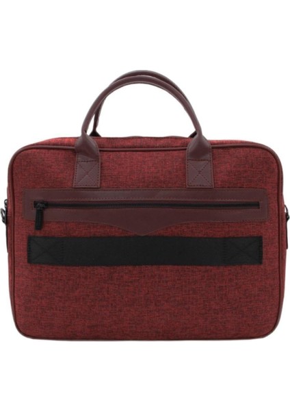 Kumaş Evrak Çantası - Bordo fırsatları
