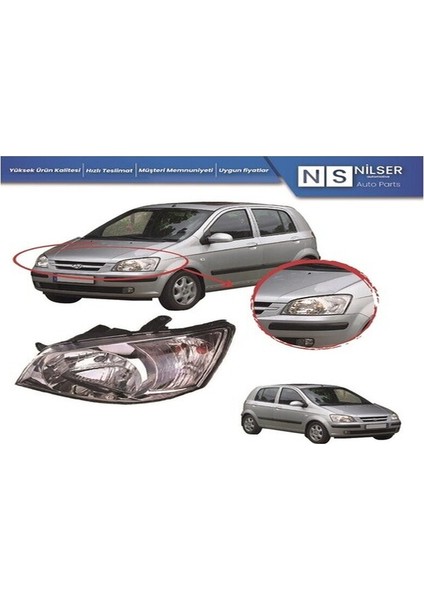 Hyundai Getz Far Sol 2002-2005