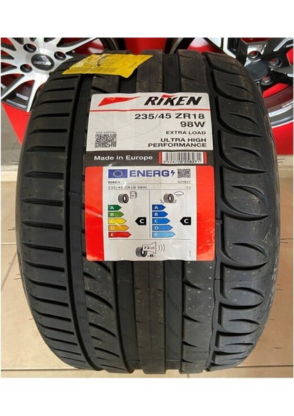 Riken 235/45R18 98W Xl Ultra High Performance Yaz Lastiği 2025 fiyatları