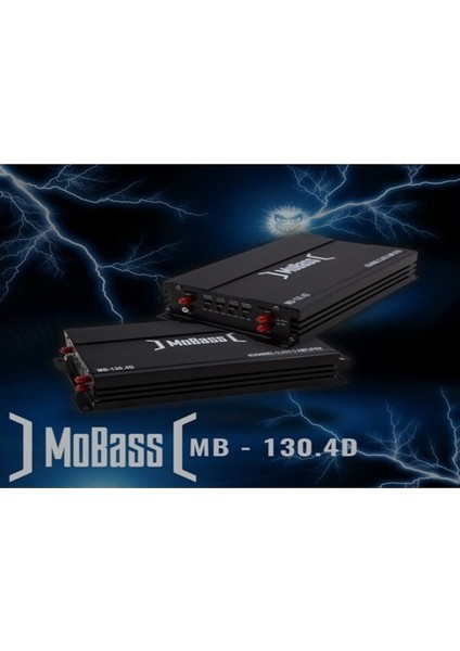 Oto Amplifikatör 4 Kanal 140 RMS Güç 1000W Üzeri MB-130.4D Yüksek Performans