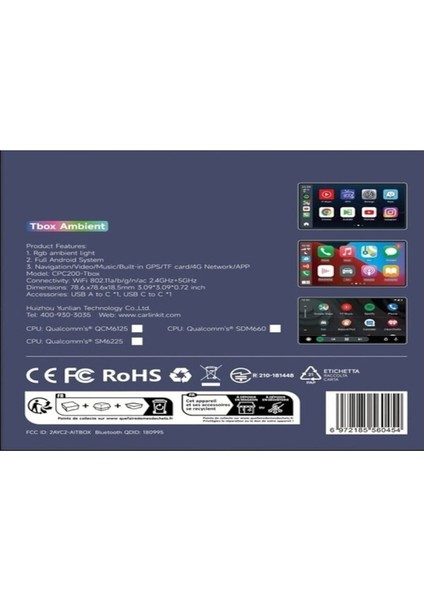 Tbox Max Android 13.0 Carplaydisney, Prime Netflix modelleri