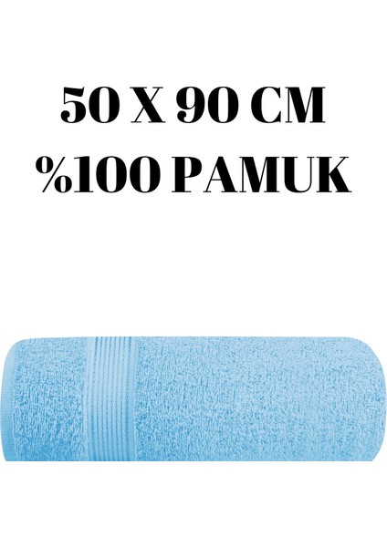 50 x 90 cm Premium El ve Yüz Havlusu – Hızlı Kuruyan, Yüksek Emici
