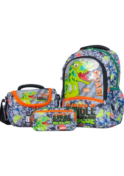 Dino Erkek Çocuk Çanta Seti