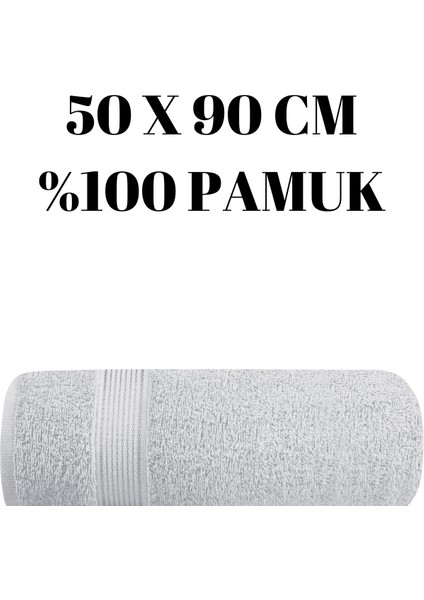 50 x 90 cm Premium El ve Yüz Havlusu – Hızlı Kuruyan, Yüksek Emici