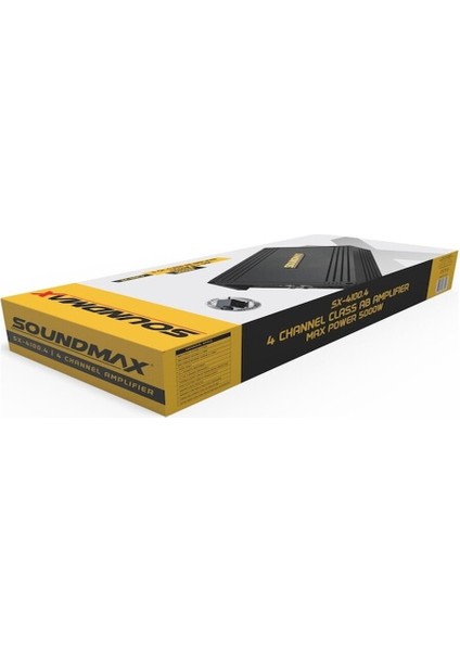 SX-4100.4AB 5000W Oto Amfi