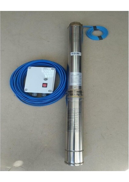 4sdm 16/9 3hp Alarko Monofaze 15 mt Kablolu ve Panolu Takim Dalgiç Pompa