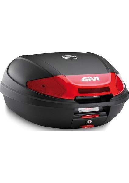 E300N Motosiklet Arka Çanta Kırmızı Reflektörlü 30 Litre