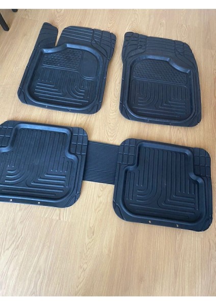 3D Havuzlu Paspas Siyah 5 Parça Üniversal Tüm Araçlar Için Uyumlu modelleri