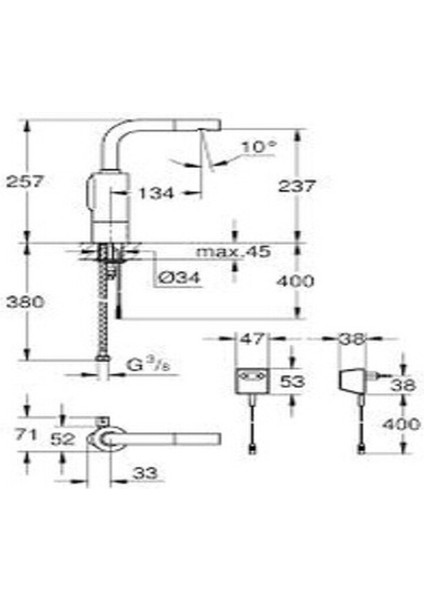 36088000 Essence E Elektrikli Fotoselli Lavabo Bataryası indirimleri