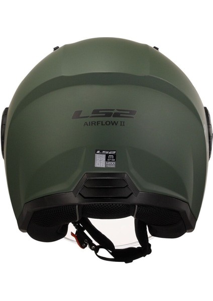 Aırflow 2 Mat Yeşil Motorcu Kaskı indirimleri