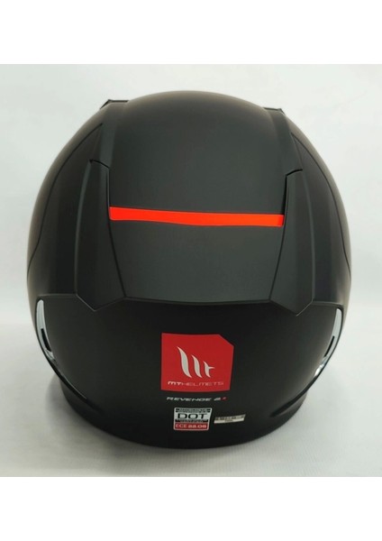 Kask Revenge 2 Solid A1 Matt Black Şeffaf Vizörlü modelleri