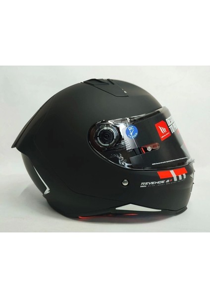 Kask Revenge 2 Solid A1 Matt Black Şeffaf Vizörlü fırsatları