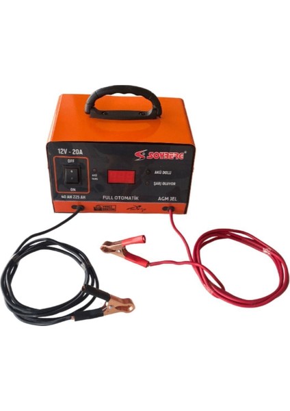 S-1220 Otomatik Akü Şarj Cihazı