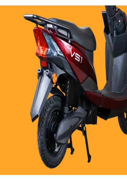 Vs1 Kırmızı Elektrikli Motor Yeni Model 2023