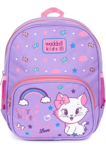 Unicorn Figürlü Anaokul Sırt Çantası Siyah Kedi