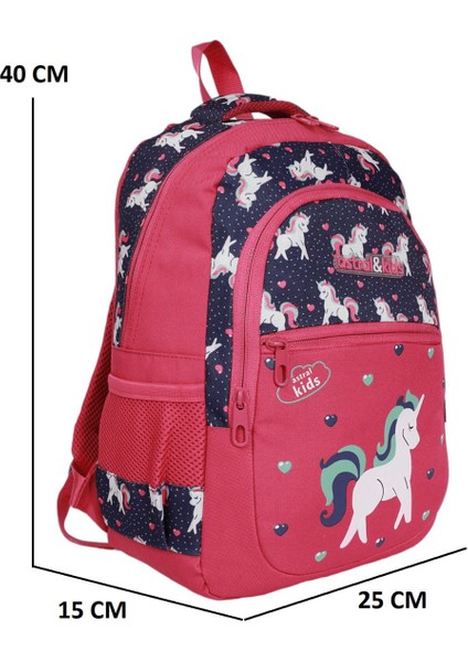 1269 Anatomik Sırt Yapılı Unisex Ilkokul Çantası modelleri