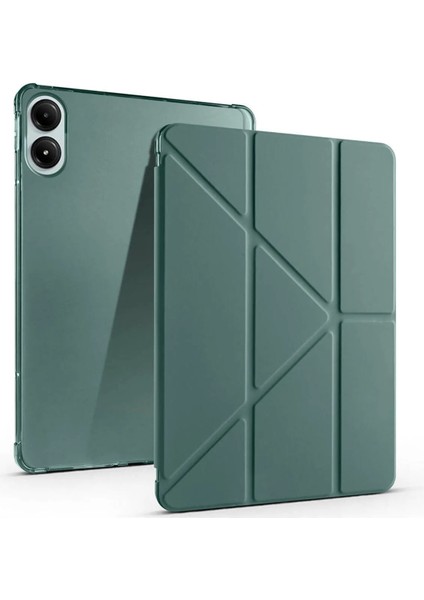 Xiaomi Poco Pad 12.1 / Redmi Pad Pro Uyumlu Kalem Bölmeli Standlı Kapaklı Uyku Modlu Akıllı Kılıf