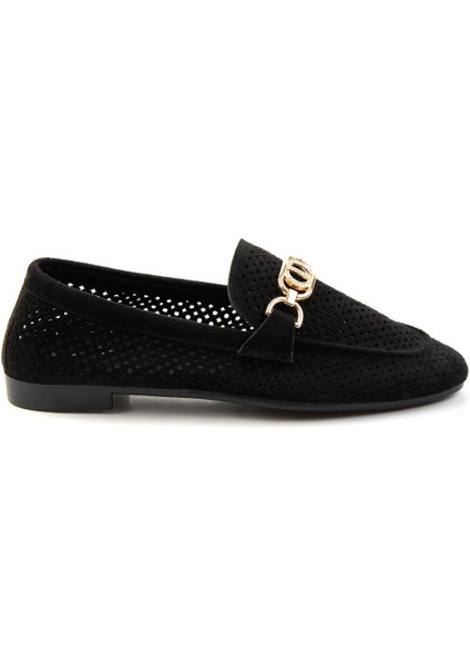 Siyah Kadın Loafer Ayakkabı K01688010902