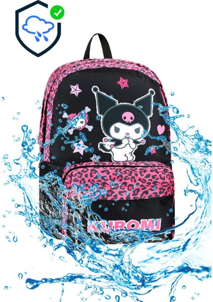 Kuromi Lisanslı Ergonomik Ilkokul Çantası Dayanıklı Malzeme, Su Geçirmez Tasarım modelleri