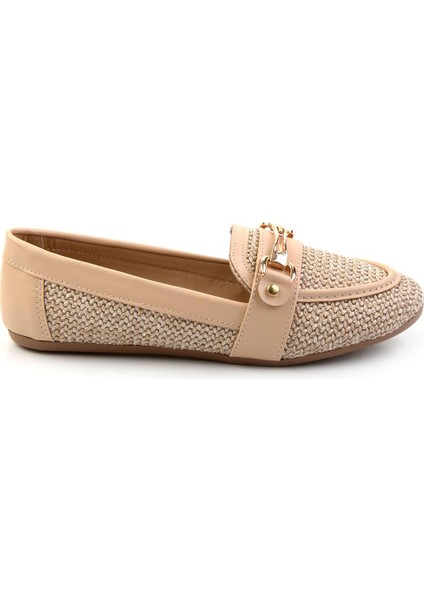 Nude Kadın Loafer Ayakkabı K01688011109