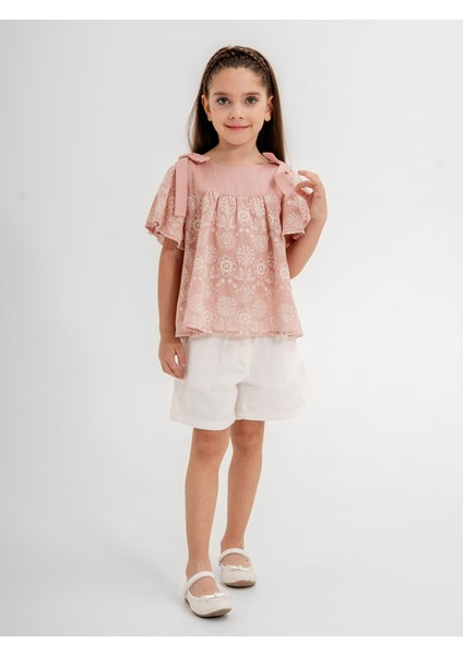 Kız Çocuk Takım 6-9 Yaş Pudra
