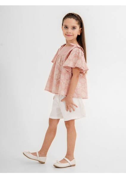 Kız Çocuk Takım 6-9 Yaş Pudra modelleri