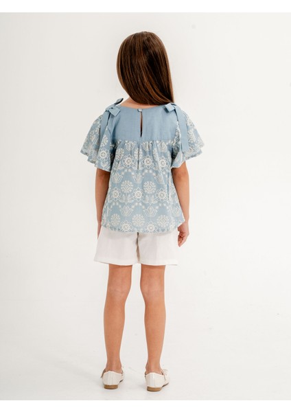 Kız Çocuk Takım 6-9 Yaş Mavi fiyatları