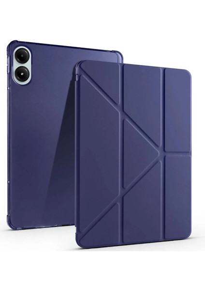 Xiaomi Poco Pad 12.1 / Redmi Pad Pro Uyumlu Kalem Bölmeli Standlı Kapaklı Uyku Modlu Akıllı Kılıf