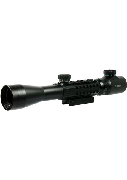 3-9X40 Zoomlu Keskin Nişancı Dürbünü Kızaklı