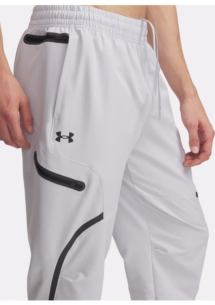 1390256-014 Ua Unstoppable Cargo Pa Gri Lastikli Bel Loose Fit Düz Erkek Eşofman Altı fırsatları